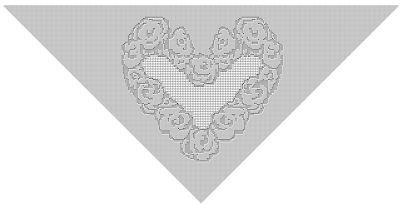 CrochetKim Free Crochet Pattern | Heart of Flowers Filet Shawl @crochetkim