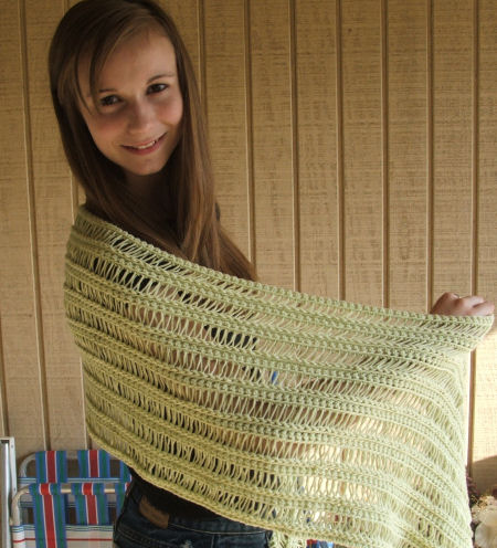 CrochetKim Free Crochet Pattern | Spring Shawl @crochetkim