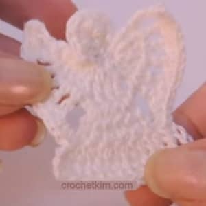 Angel Lapel Pin CrochetKim Free Crochet Pattern