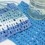 Easy Little Diamonds Dishcloth Free Crochet Pattern for Beginners