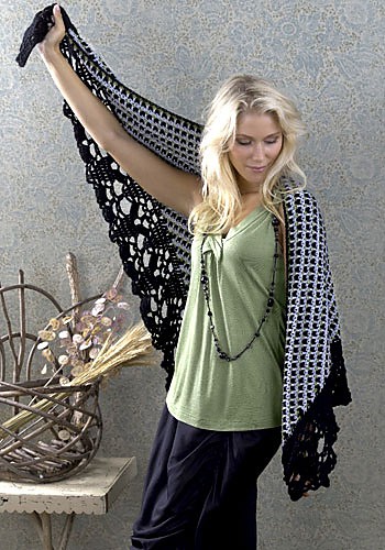 Delhi Shawl Wrap | CrochetKim Free Crochet Pattern