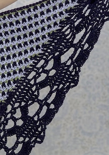 Delhi Shawl Wrap | CrochetKim Free Crochet Pattern