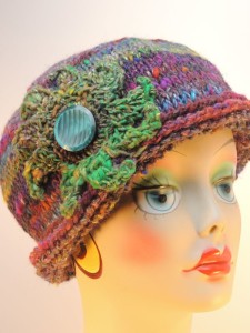 CrochetKim Free Tunisian Crochet Pattern: Maura Rolled Brim Hat