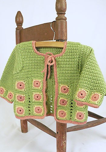 CrochetKim Free Crochet Pattern | Shui Baby Jacket