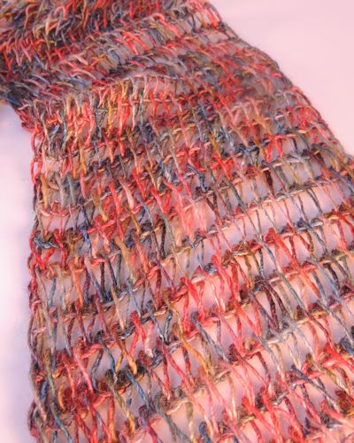 CrochetKim Free Crochet Pattern | Tunisian Drop Stitch Scarf