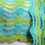 Malibu Feather and Fan Wrap Free Crochet Pattern