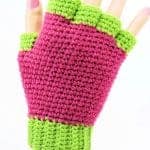 Jersey Mitts Fingerless Gloves Free Crochet Pattern