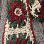 Poinsettia Scarf Free Crochet Pattern