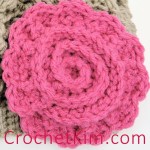 Spiraled Flower Free Crochet Pattern