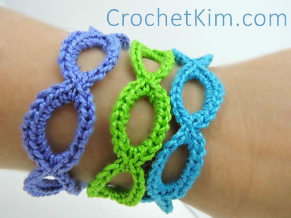 How to Crochet a Bracelet - YouTube