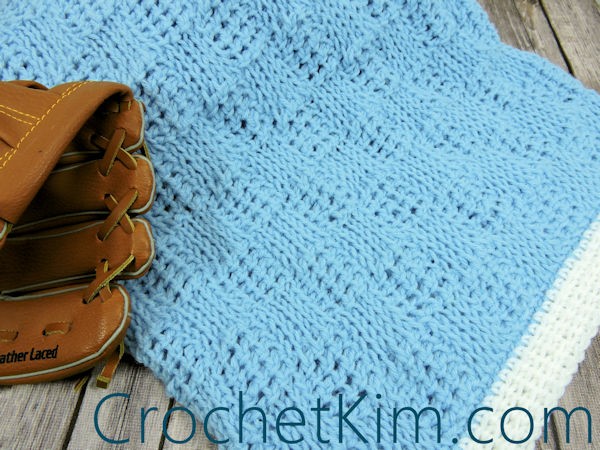 Bluebell Baby Blanket CrochetKim Free Tunisian Crochet Pattern