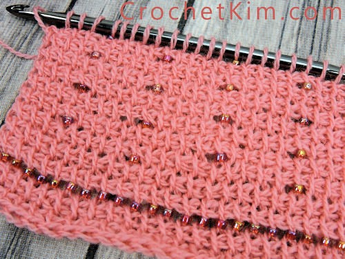 CrochetKim Free Crochet Tutorial: How to Add Beads to Your Crochet | Learn Four Different Methods