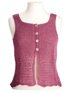 Elisa Sleeveless Top CrochetKim Free Tunisian Crochet Pattern