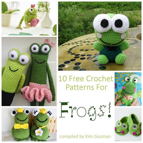 Link Blast: 10 Free Crochet Patterns for Frogs