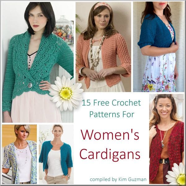 Free Caron Crochet Chill Time Adult's Cardigan Pattern