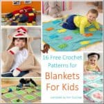 Roundup: 16 Free Crochet Patterns for Blankets for Kids from Red Heart Yarns