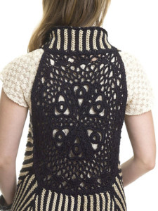 Two-Tone Vest | CrochetKim Free Crochet Pattern