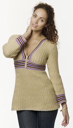 Simple Tunic | CrochetKim Free Crochet Pattern
