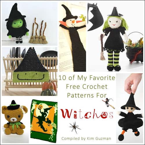 Roundup: 10 Free Crochet Patterns for Witches - CrochetKim™