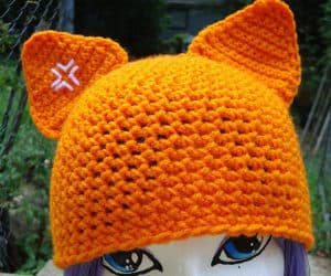 A orange hat