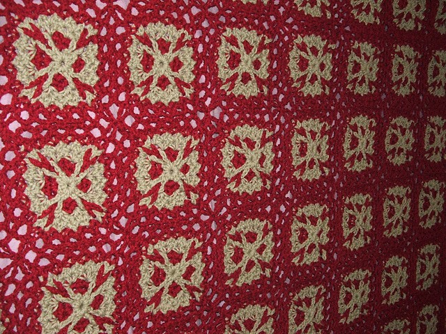 Flower Throw | CrochetKim Free Crochet Pattern