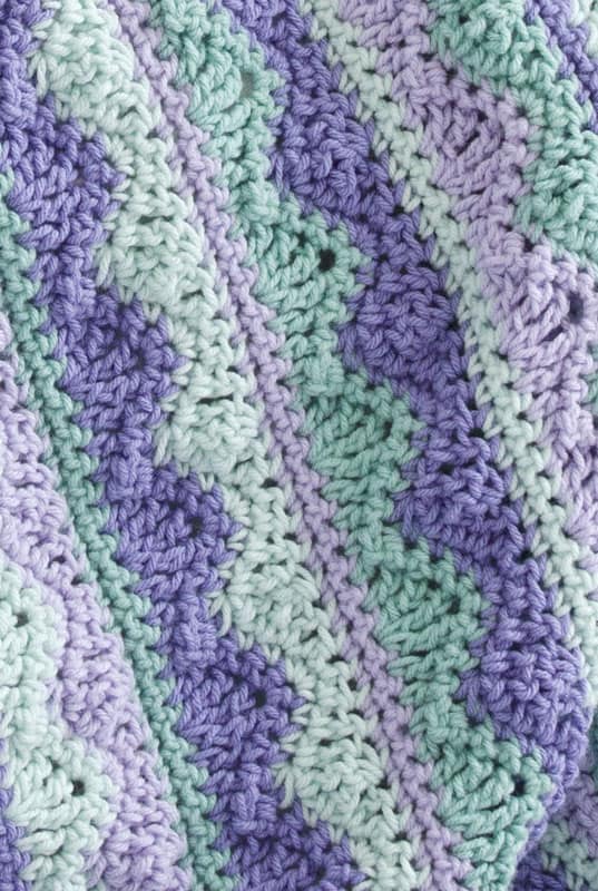 CrochetKim Free Crochet Pattern: Summer Mist Throw @crochetkim
