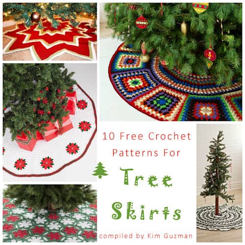 Crochet Tree Skirts Collage