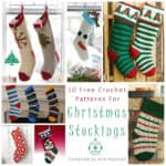 14 Free Crochet Christmas Stocking Patterns