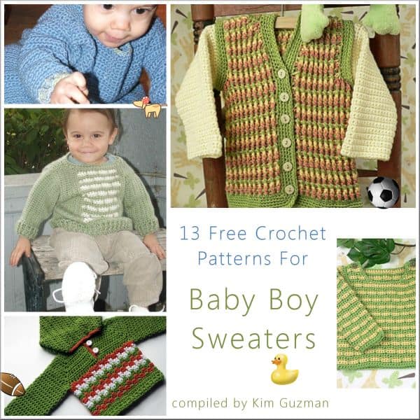 Tunisian crochet baby sale sweater free pattern