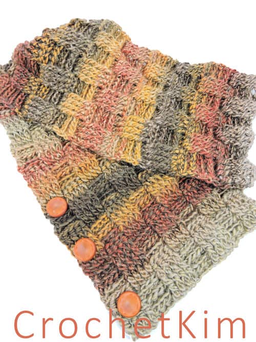 CrochetKim Free Crochet Pattern | Desert Tango Neck Wrap @crochetkim