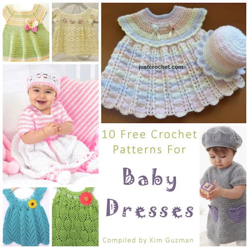 Link Blast: 10 Free Crochet Patterns for Baby Dresses