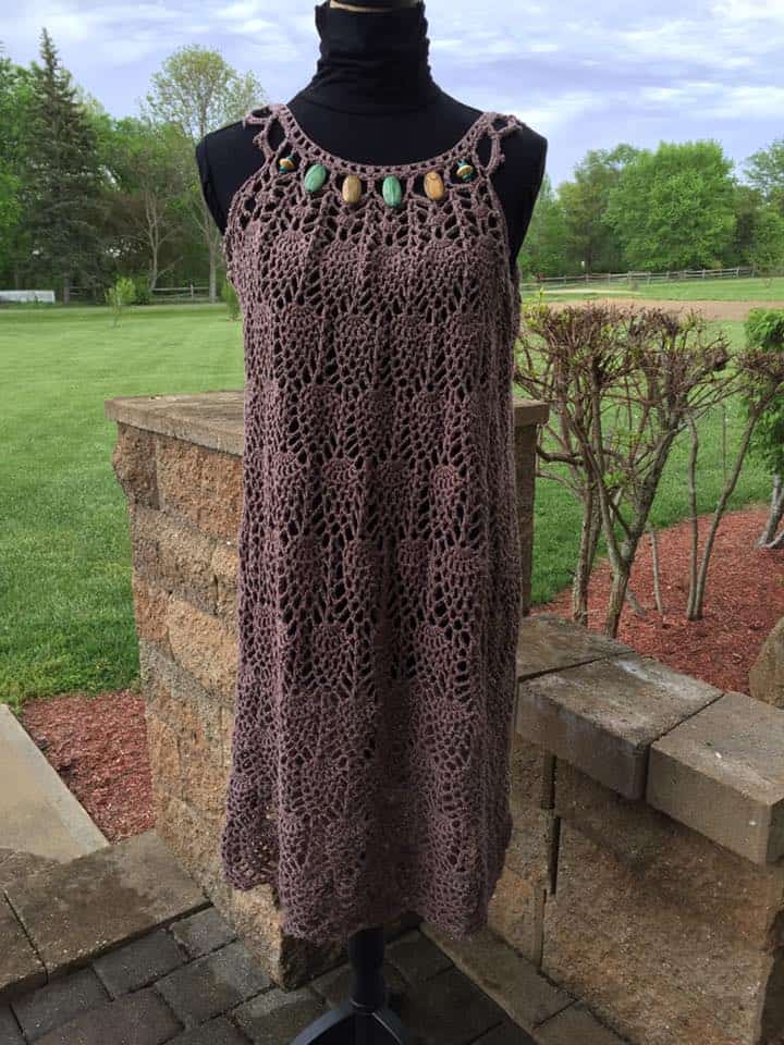 Pineapple crochet dress free sales pattern