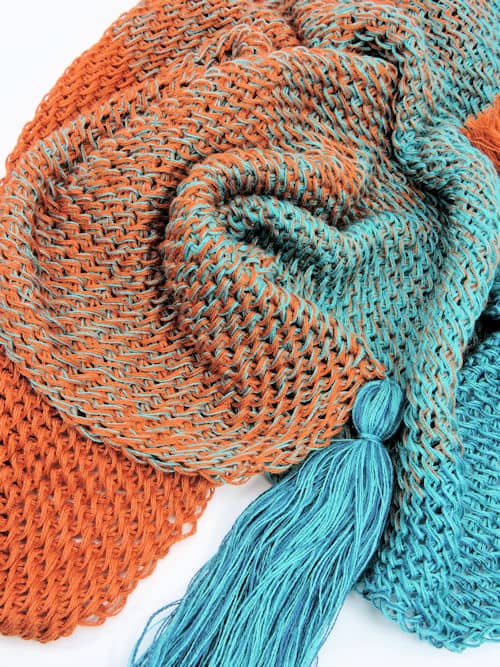 Mermaid Isle Scarf CrochetKim Free Tunisian Crochet Pattern