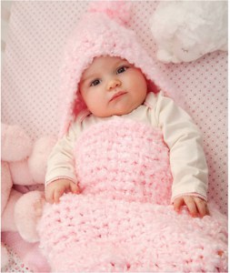 Crochet baby best sale swaddle pattern