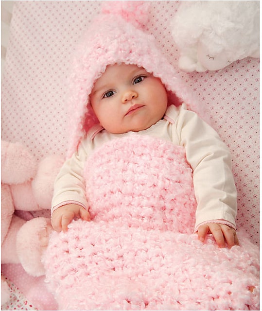 CrochetKim Free Crochet Pattern: Baby Clouds Cocoon @crochetkim