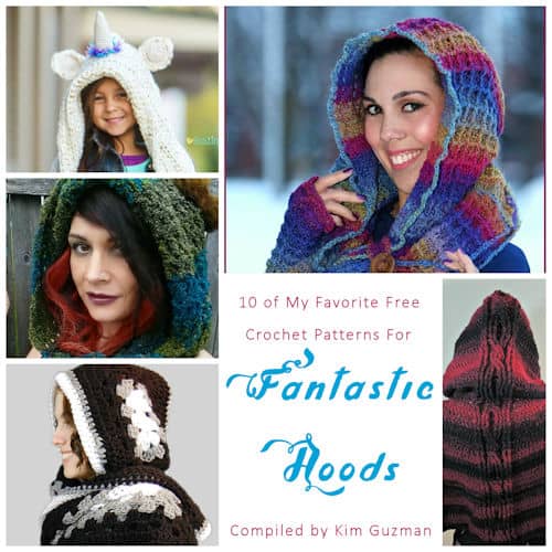 Artemis Hooded Scarf free crochet pattern by