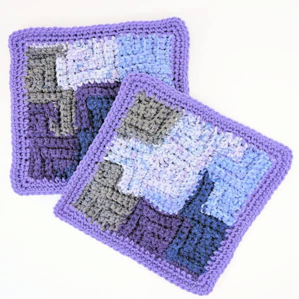 Mitered Squares in Crochet