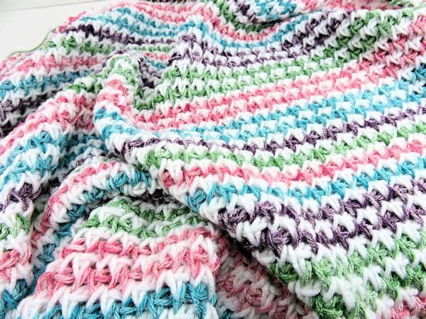 Marshmallow Twist Baby Blanket