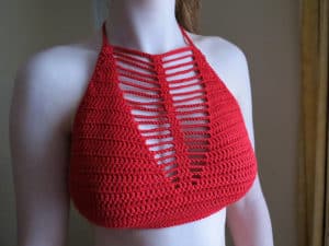 Hepatica Granny Top Crochet pattern by Hooked by Anna