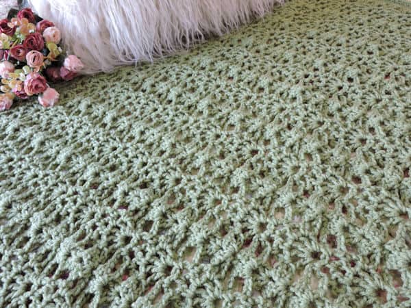 CrochetKim Free Crochet Pattern | Camelot Crossings Throw