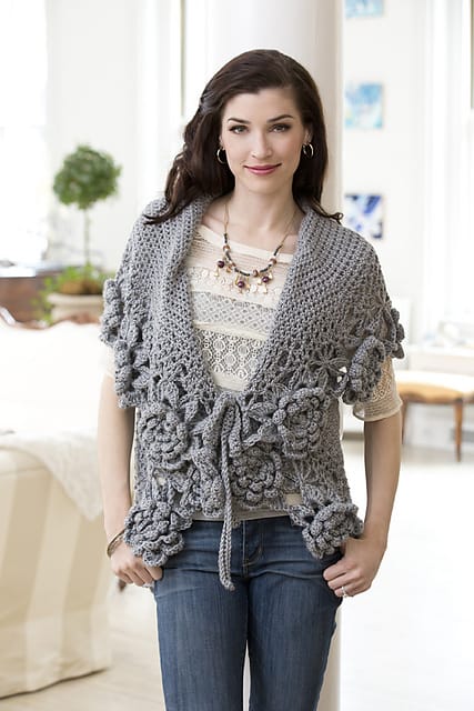 10 Free Crochet Patterns for One Closure Cardigans - CrochetKim™