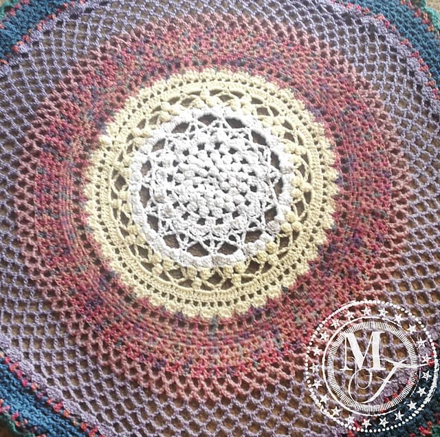 10 Fabulous Free Crochet Patterns for Mandala Blankets CrochetKim™