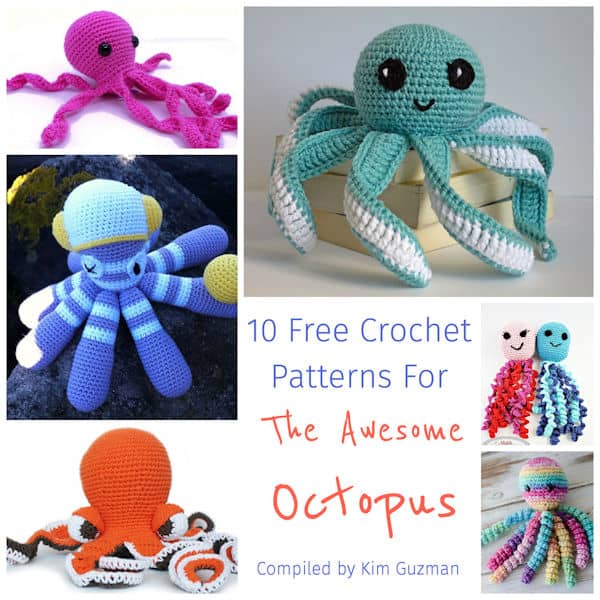 Link Blast: 10 Free Crochet Patterns for the Awesome Octopus