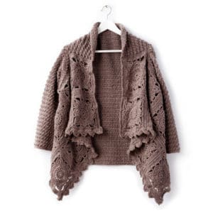 Crochet on sale waterfall cardigan