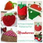 10 Free Crochet Patterns for Strawberries