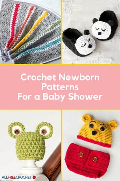 Crochet Patterns for Baby Showers Collage