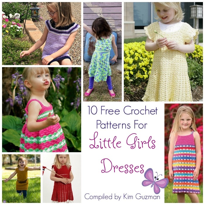 Link Blast: 10 Free Crochet Patterns for Little Girls Dresses