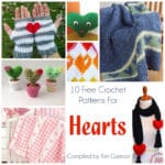 10 Free Crochet Patterns for Hearts