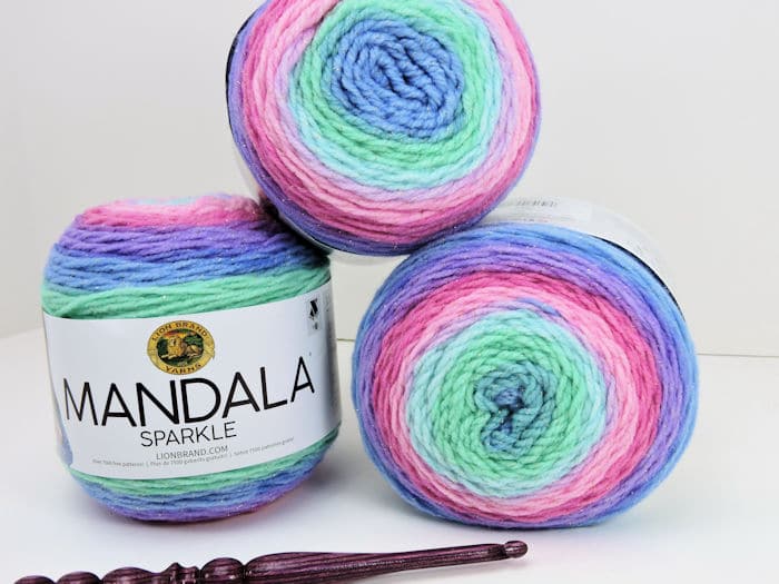 Lion Brand Mandala Sparkle Yarn Draco