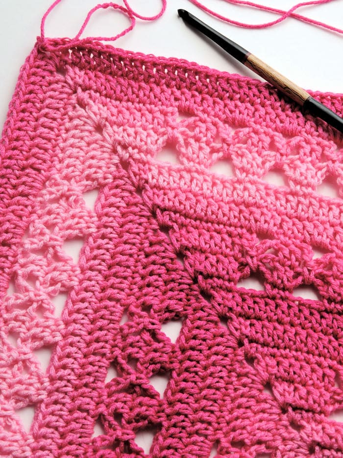 Lunar Crossings Rectangle Blanket | CrochetKim Free Crochet Pattern